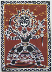 Madhubani Art - God