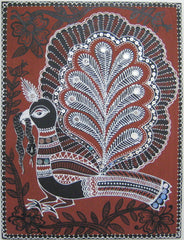 Madhubani Art - Peacock