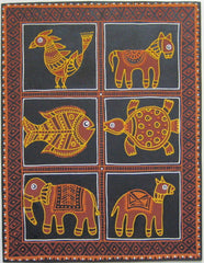 Madhubani Art - Animals